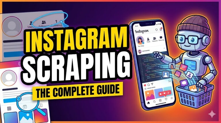 Instagram scraping using scrapios